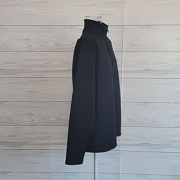 Perry Ellis Men's Black Half-Zip Pullover Sweater Size S - Picture 5 of 10